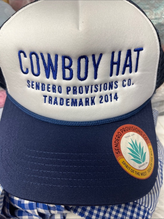 Free People Sendero Provisions Cowboy Hat Navy New One Size main image 6